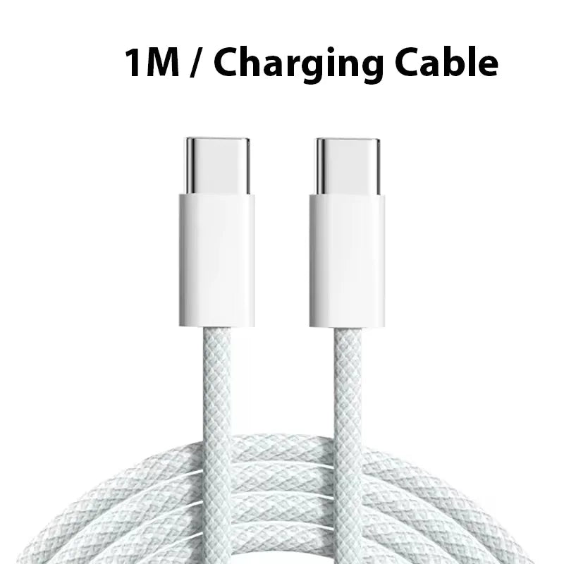 PD 40W Charger USB C Fast Charging Cable For iPhone 17 16 15 Pro Max