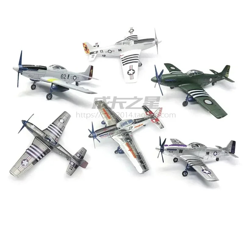 MUSTANG P-51D Fighter 4D Assemble Model American WWII TOY