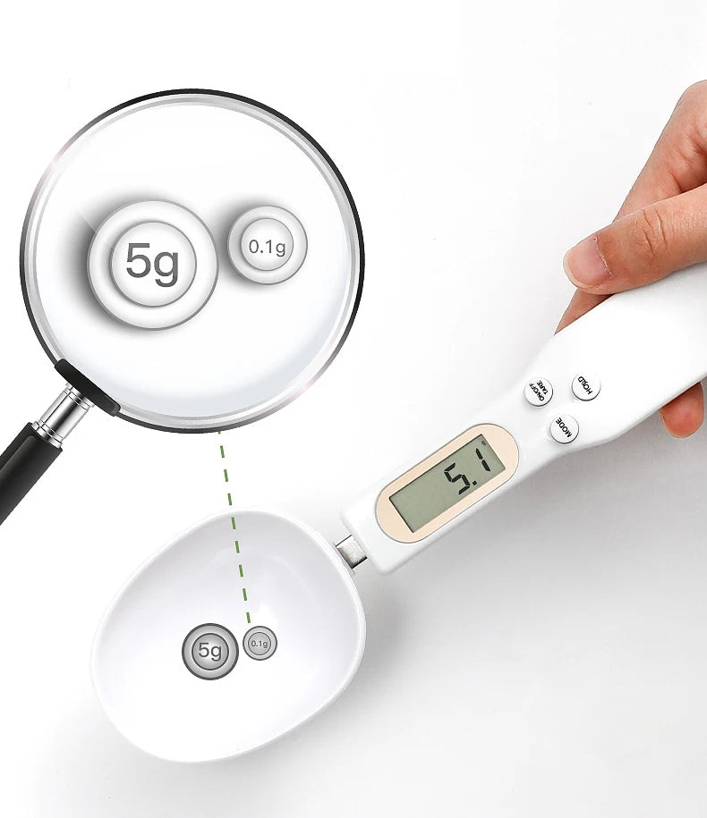 Mini Spoon Digital Kitchen Scale LCD Food Scale 0.1-500g