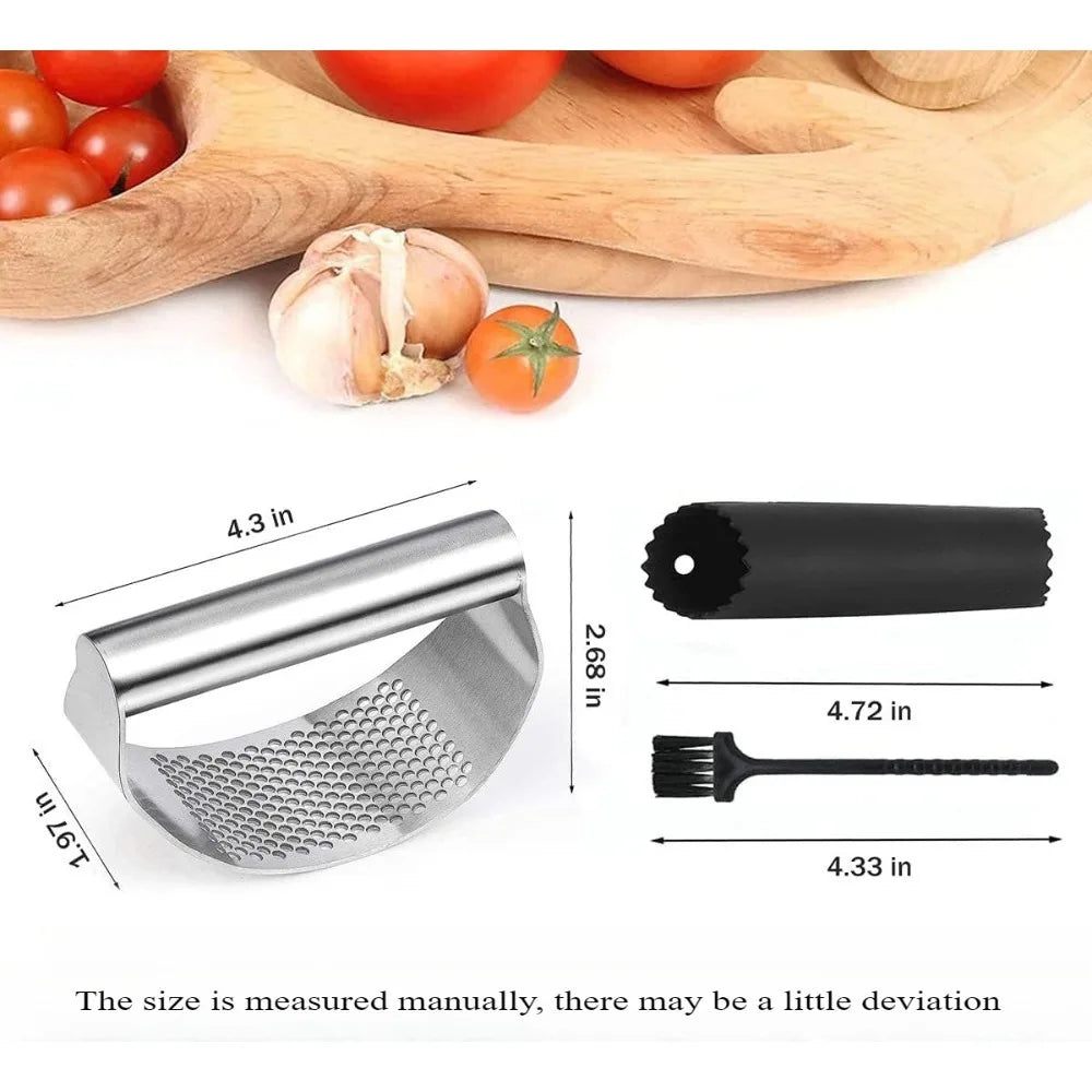 Upgraded Version of304Food Grade Stainless Steel Garlic Press
