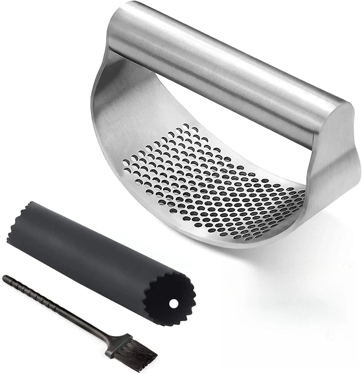 Upgraded Version of304Food Grade Stainless Steel Garlic Press