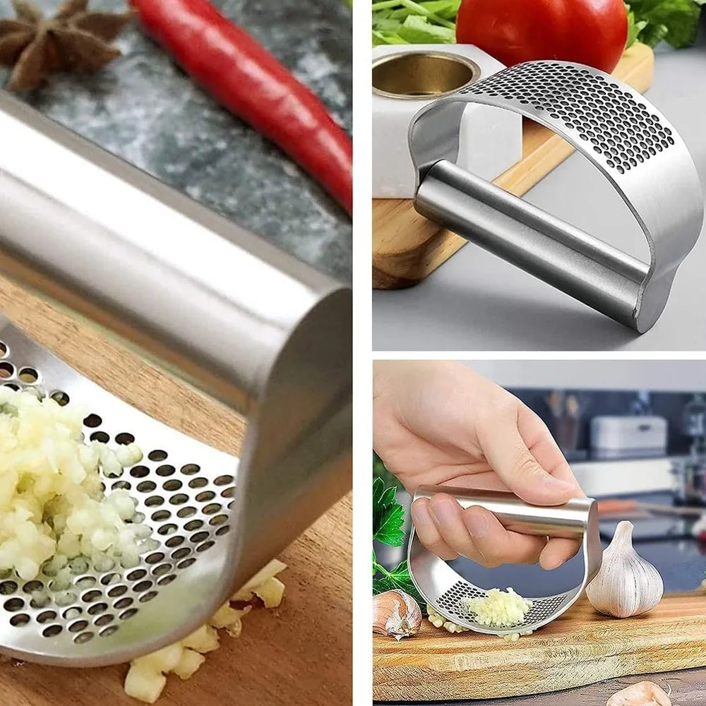 Upgraded Version of304Food Grade Stainless Steel Garlic Press