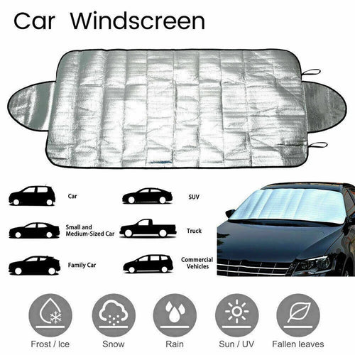 Car Windscreen Frost Cover Winter Resistant Ice Snow Shield