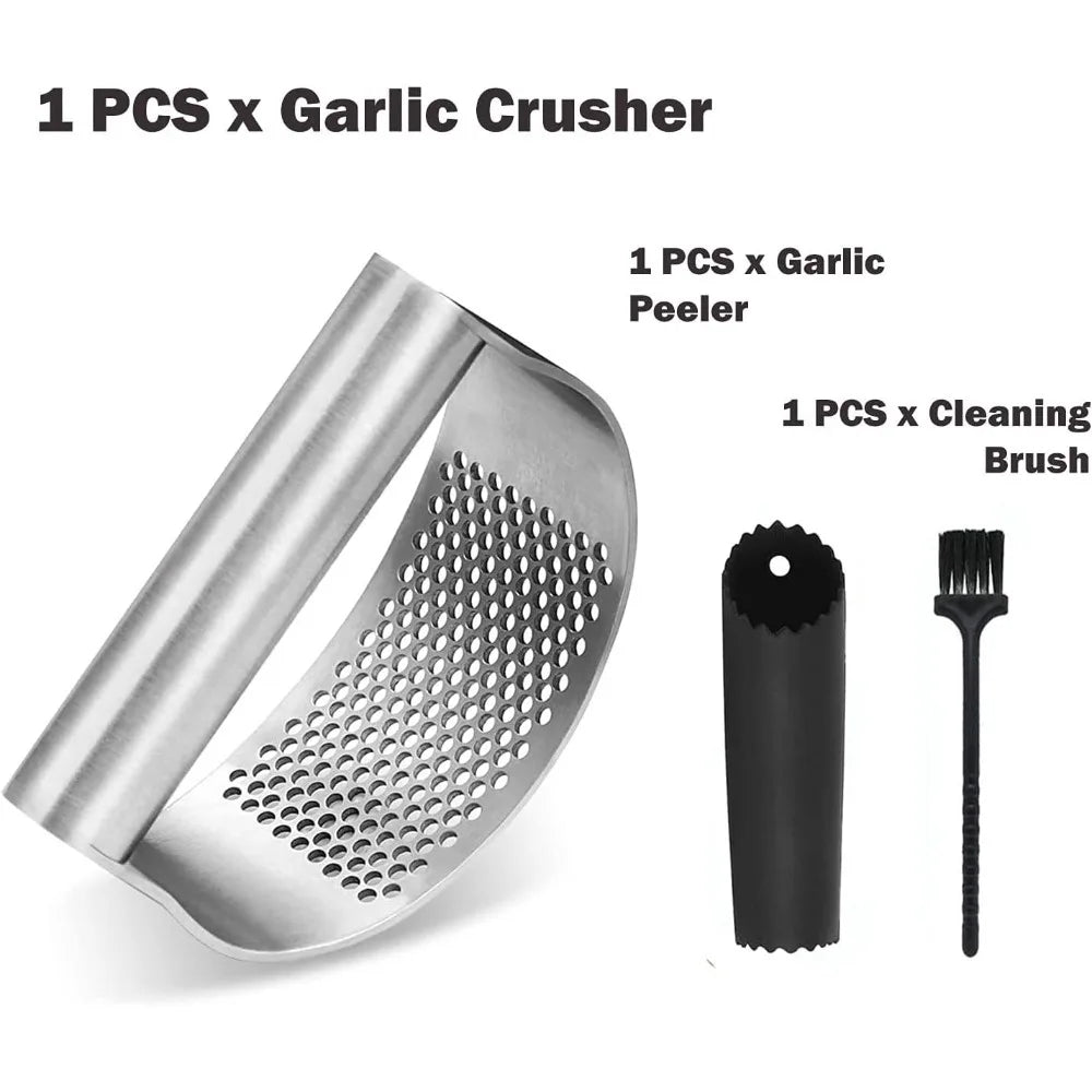 Upgraded Version of304Food Grade Stainless Steel Garlic Press