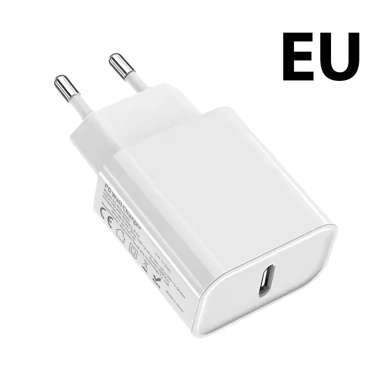 PD 40W Charger USB C Fast Charging Cable For iPhone 17 16 15 Pro Max